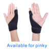 Adjustable finger brace