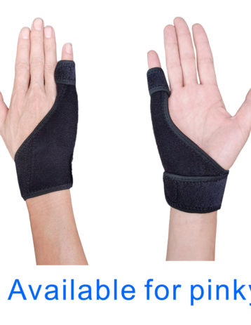 Adjustable finger brace